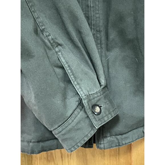 North Bay Leather Collar Jacket -‎ Men's Size M Olive - Picture 6 of 14